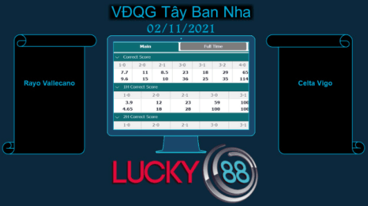 LUCKY88 Rayo Vallecano vs Celta Vigo , Soi kèo bóng đá hôm nay 02/11/2021, VĐQG Tây Ban Nha
