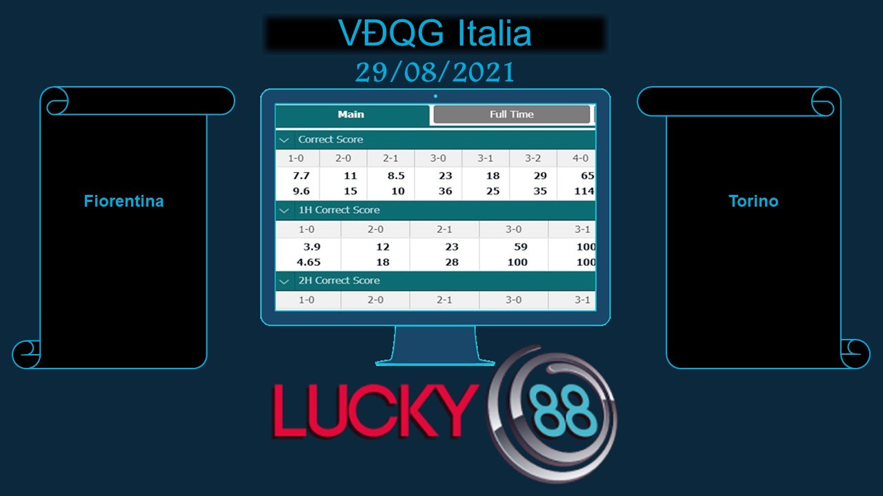 LUCKY88 Fiorentina vs Torino , Soi kèo bóng đá hôm nay 29/08/2021, VĐQG Italia