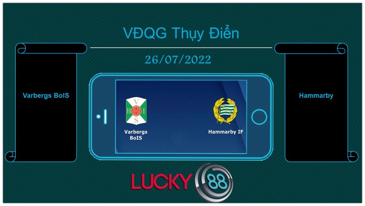LUCKY88 Varbergs BoIS vs Hammarby , Tip bóng đá miễn phí ngày 26/07/2022